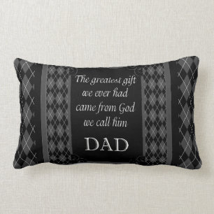 Father's Day - Birthday "Greatest Gift We" Lumbar Cushion