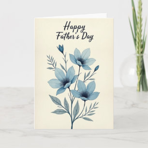 Fathers Day Blossom Art Card