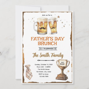 Fathers day brunch Party Invitation