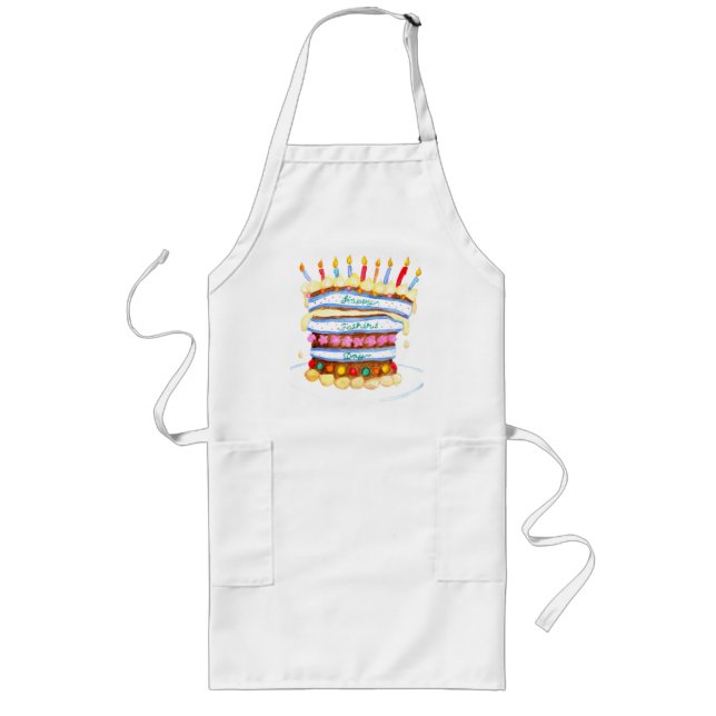 Father's Day Cake Apron (Front)