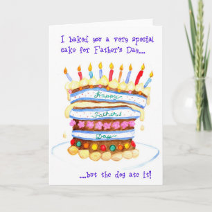Father's Day Cake Card