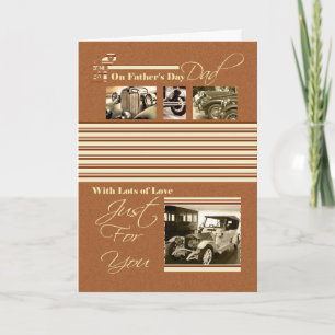 Father's Day Card Classic Cars
