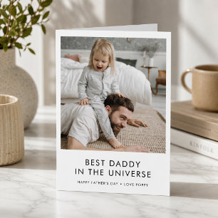Father's Day Card Custom Photo Daddy Greeting