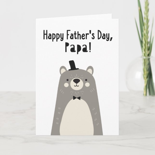 Father's Day Card for Papa (Front)