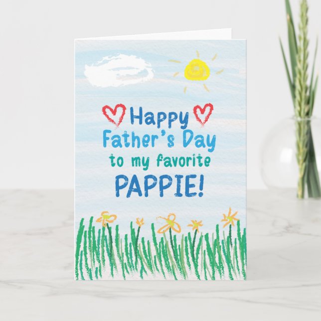 Father's Day Card for Pappie (Front)