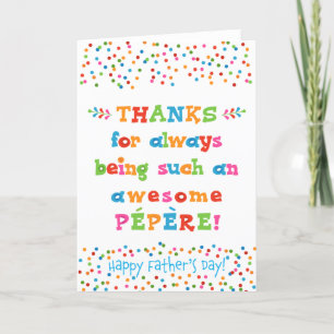 Father's Day Card for Pépère