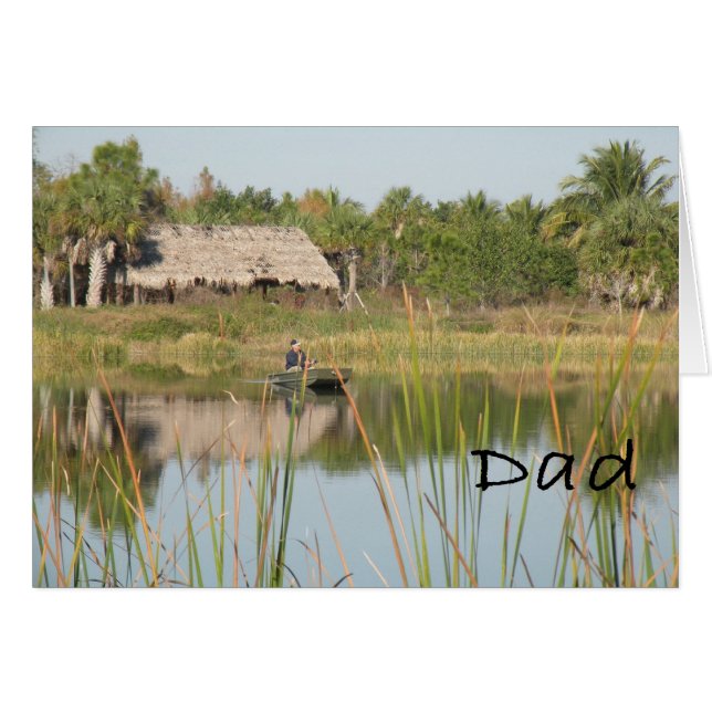 Father's Day Card for Sport of Fishing (Front Horizontal)