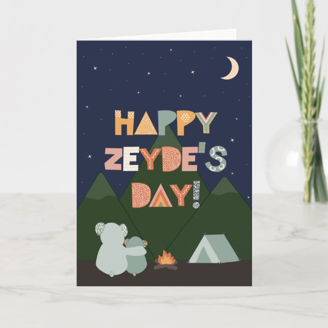 Father's Day Card for Zeyde (Front)