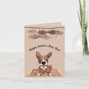 Father's Day Card from Corgi Dog