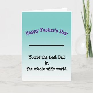 Father's Day Card - Funny