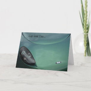 Father's Day card, TVR Sports car Card