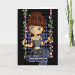 Father's Day Card - Uncle You're My Hero