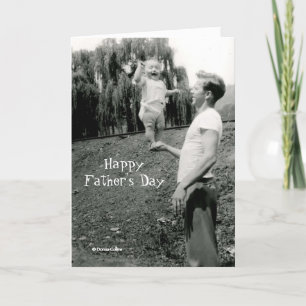 Father's Day Card with baby