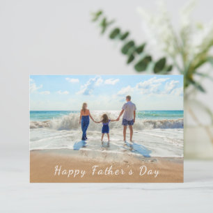 Father's Day Card with Custom Photo and Text
