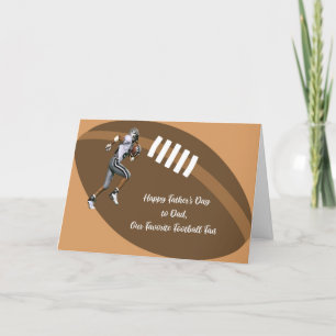 Fathers Day Card with Football & Player