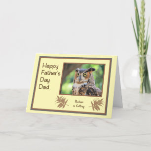 Father's Day Card with Owl