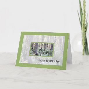 Father's Day Card with Peaceful Forest