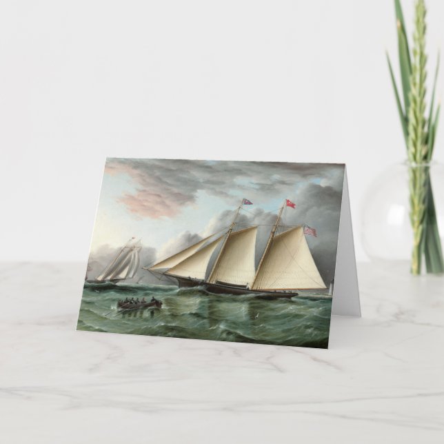 Father's Day Card with Schooner (Front)