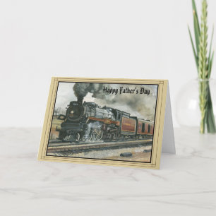 Father's Day Card with Train