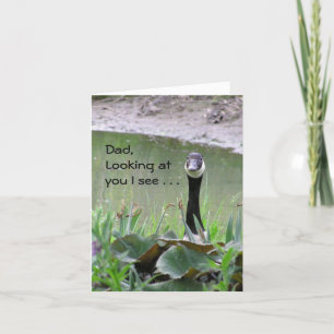FATHER'S DAY CARE/GOOSE AT POND/ THE KIND OF FATHE CARD