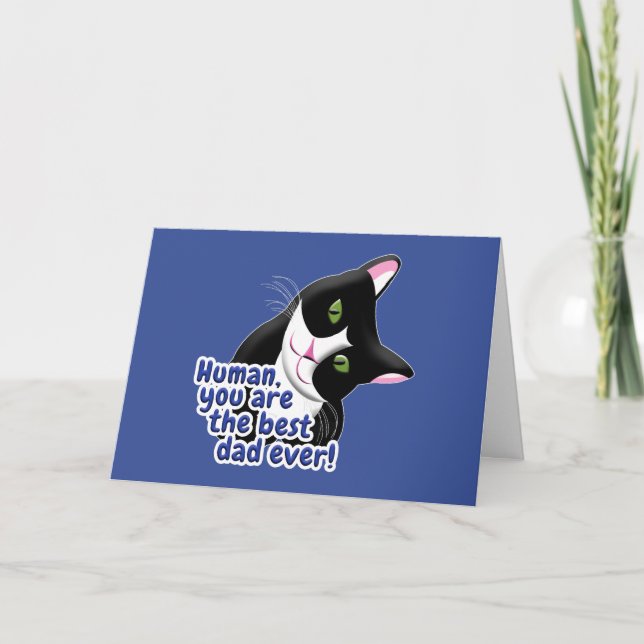 Father's Day Cat Card (Front)