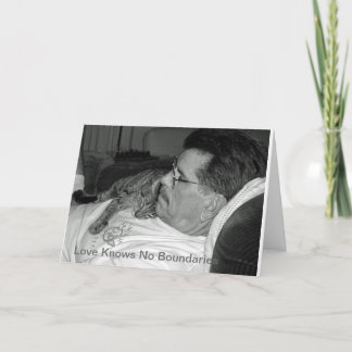 Father's day cat card