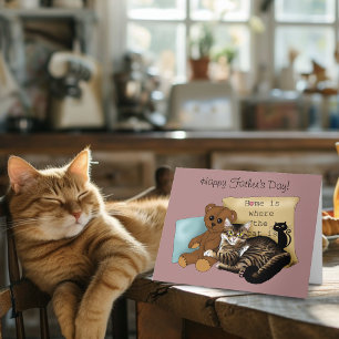 Father's Day Cat Card