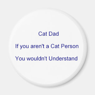 Father's Day Cat Dad Magnet