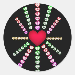 Fathers Day Classic Round Sticker