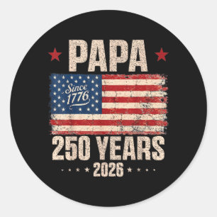 Fathers Day Classic Round Sticker