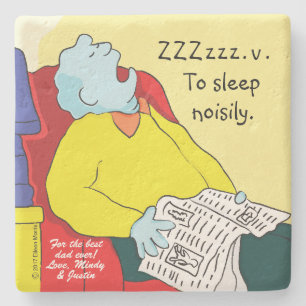 Father's Day Coaster Gift Sofa Snorer