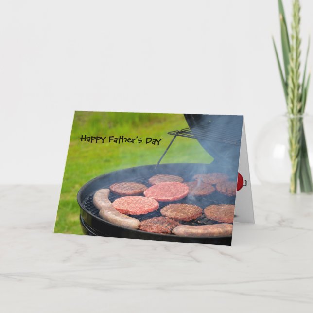 Father's Day Cookout Card (Front)