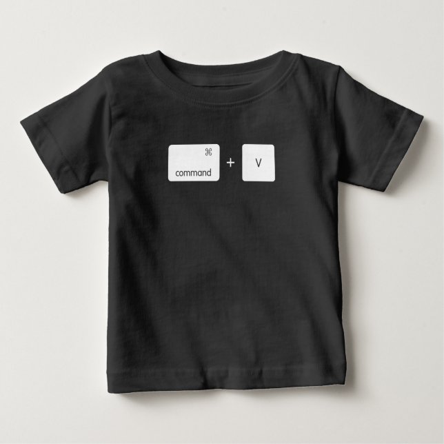 Father's Day Copy & Paste Duo Design Baby T-Shirt (Front)
