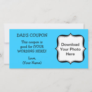 Father's Day COUPON FOR DAD