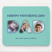 Father's Day Custom Photo Alphabet Letter Word Dad