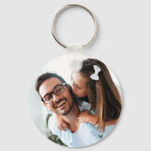 Father's Day Custom Photo Key Ring