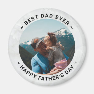 Father's Day Custom Photo Magnet