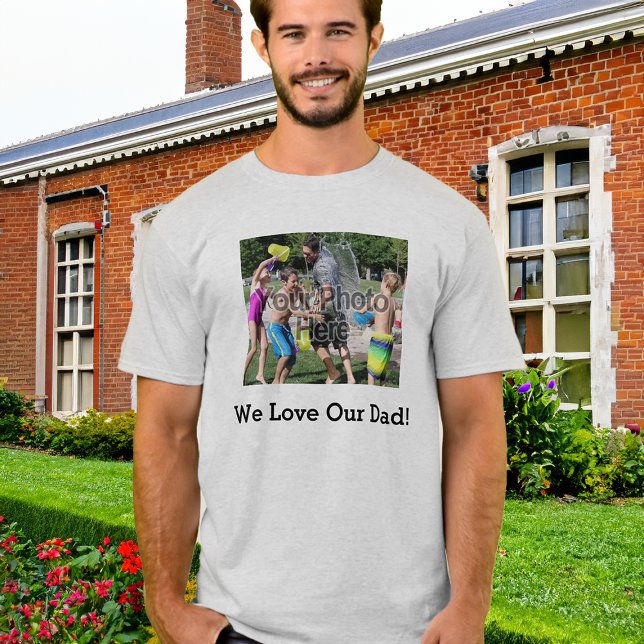 Father's Day Custom Photo Shirts (custom photo tshirt for fathers day)