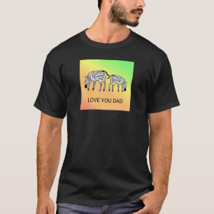 Father's Day, Cute Happy Kenyan Zebras Watch T-Shirt