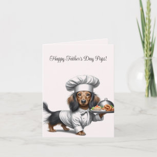 Father's Day Dachshund Card