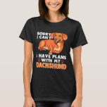 Fathers Day Dachshund Dad Mother Birthday Dachshun T-Shirt<br><div class="desc">Fathers Day Dachshund Dad Mother Birthday Dachshund Gift Premium</div>