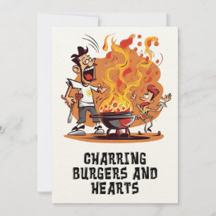 Father's Day Dad Barbecue Funny Meme Invitation