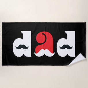Father's Day DAD Beach Towel