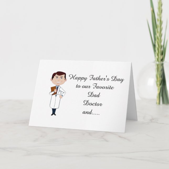 **FATHER'S DAY** DAD, DOCTOR FRIEND FROM *SON* CARD (Front)