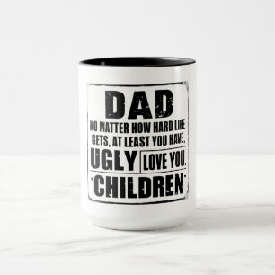 Fathers Day Dad Gifts from Daughter Son Wife Funny Mug
