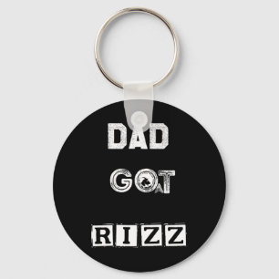 Fathers Day Dad Got Goat Rizz Jokes Twist Hilariou Key Ring