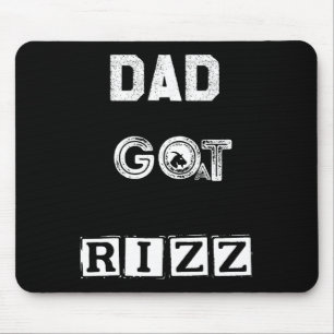 Fathers Day Dad Got Goat Rizz Jokes Twist Hilariou Mouse Pad