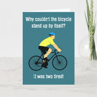 Father's Day Dad Joke Bicycle Card