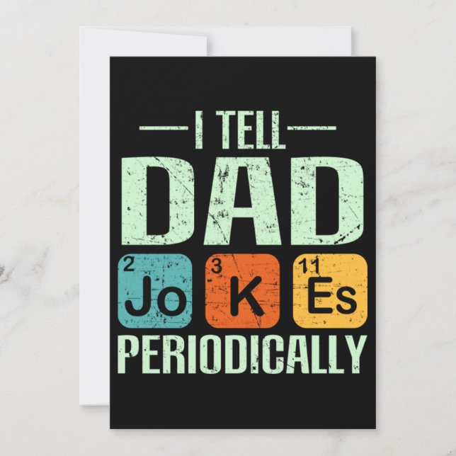 Father's Day - Dad Jokes  Invitation (Front)