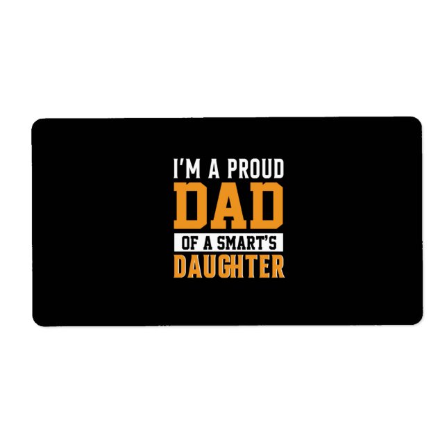 Father's Day Dad Of A Smart Daughter (Front)